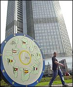 The ECB headquarters in Frankfurt