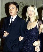 Paul McCartney and Heather Mills are anti-landmine campaigners