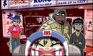 Gorillaz in Zombie Kong