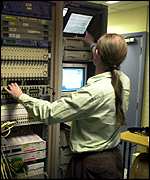 BBC News engineer at work
