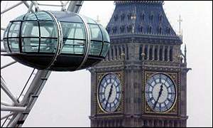 London Eye and Big Ben 