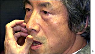 Japanese prime minister Junichiro Koizumi