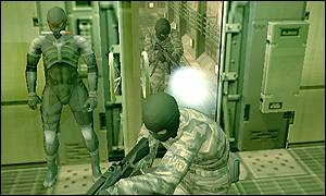 The game is a counter-terrorist adventure, MGS2