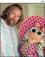 Jim Henson with Miss Piggy