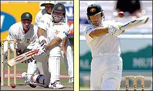 Matthew Hayden was unlucky not to reach a fifth consecutive Test hundred when he was dismissed by Kallis on 96