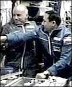 Dennis Tito (left), the first paying space tourist, BBC