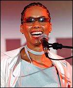 Keys took questions from the students and media