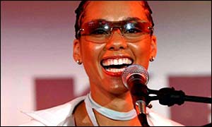 Alicia Keys performs in the Commons