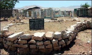 Mass grave for 25 of the victims at Halabja