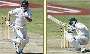 Resuming eight wickets down, Australia only batted for 30 minutes more on day three