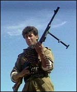 Kurdish fighter in northern Iraq