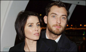 Sadie Frost and Jude Law 
