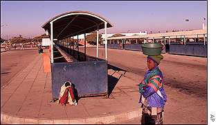 Deserted bus terminus