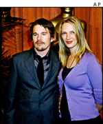 Ethan Hawke and Uma Thurman 