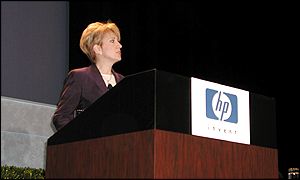Hewlett Packard chief executive Carly Fiorina