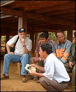 Farmers in the Bolaven plateau area