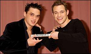 Gareth Gates and Will Young