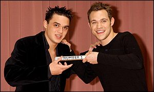 Gareth Gates and Will Young