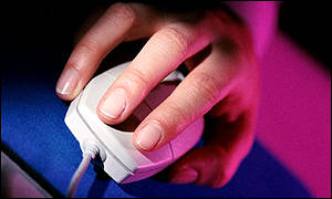 Hand on mouse, Eyewire