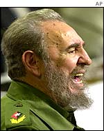 Cuban leader Fidel Castro