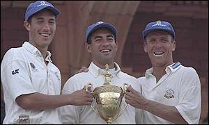 Hollioake struck a match-winning 98 from 112 balls 