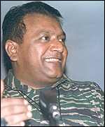 Tamil Tiger rebel leader 