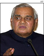 Indian Prime Minister Atal Behari Vajpayee
