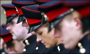 Members of the 105 Regiment Royal Artillery
