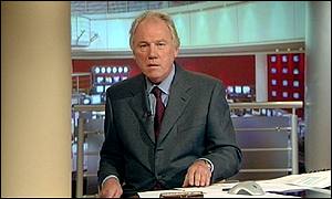 Peter Sissons has been criticised for his burgundy tie
