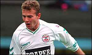Shearer began hitting the goal-train at Southampton where he started his career
