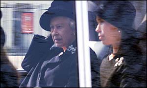 Queen Elizabeth and Lady Sarah Chatto