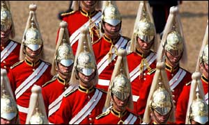 Members of the household cavalry
