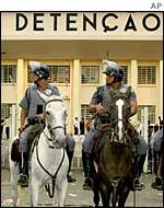 Brazilian mounted police