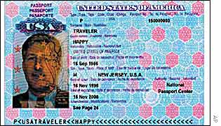 New US passport