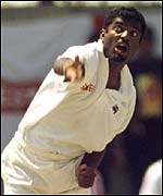 Muralitharan is recovering from a shoulder injury