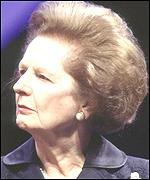 Former Prime Minister Margaret Thatcher