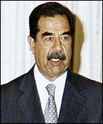 Saddam Hussein, Iraqi leader