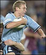 Full-back Brett Hodgson scored one and was involved in three NSW tries