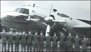 The crew of the Royal Flight