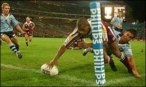 Tuqiri was Queensland's only try scorer
