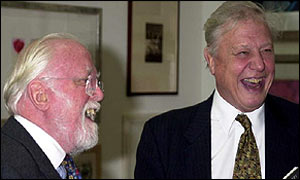 Lord Attenborough and Sir David Attenborough