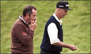 Ryder Cup captain Sam Torrance and predecessor Mark James
