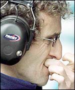 Alain Prost, owner of the bankrupt Prost F1 team