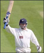 White's century against Kent was in vain