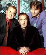 Ian Hislop, Angus Deayton and Paul Merton