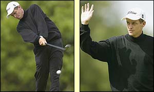 Denmark's Anders Hansen ended the second round on 11-under-par