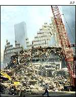 Wreckage of the World Trade Center