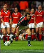 The Tigers' Austin Healey touches down