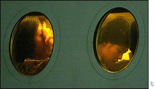 Distraught relatives on flight to crash site