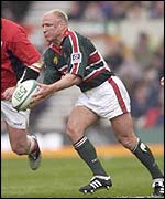 Neil Back during the Heineken Cup final